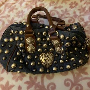 Bag Jean silver dots